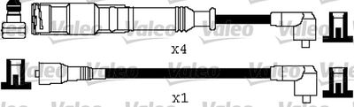 Комплект проводов зажигания VALEO 346217 для AUDI A4