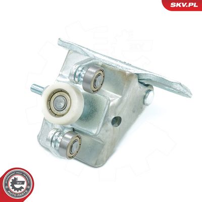 Ritinėlio kreiptuvas, atstumiamos durys