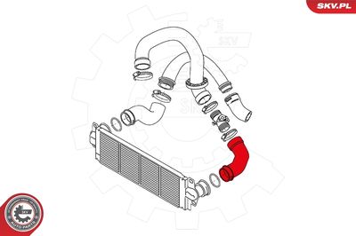 Трубка нагнетаемого воздуха 24SKV095