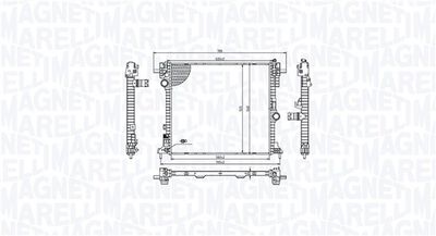 MAGNETI MARELLI Kühler, Motorkühlung