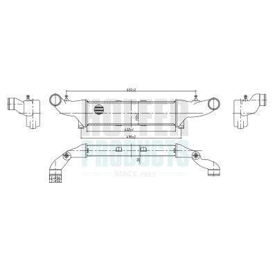 INTERCOOLER COMPRESOR HOFFER 995414