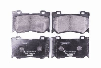 Комплект тормозных колодок, дисковый тормоз HELLA 8DB 355 015-411 для NISSAN 370Z