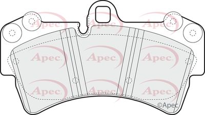 Brake Pad Set APEC PAD1317