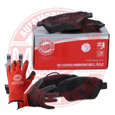 Zestaw klocków hamulcowych, hamulce tarczowe MASTER-SPORT GERMANY 13046038182T-SET-MSP