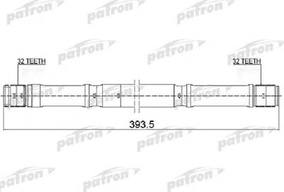 Приводной вал PATRON PDS0448 для NISSAN PRIMERA