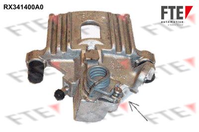 FTE RX341400A0 Тормозной суппорт для MINI MINI (R50, R53)