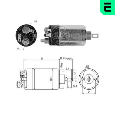магнитен превключвател, стартер ERA ZM722