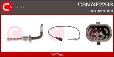 SENZOR TEMPERATURA GAZE EVACUARE