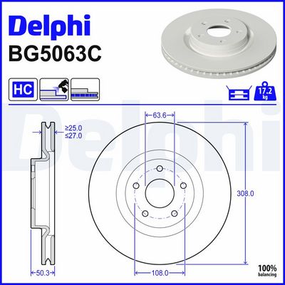 Remschijf set (2 stuks) Voor Links/Rechts past: FORD FOCUS IV, KUGA III  FORD USA ESCAPE 1.0-2.5H 01.18-