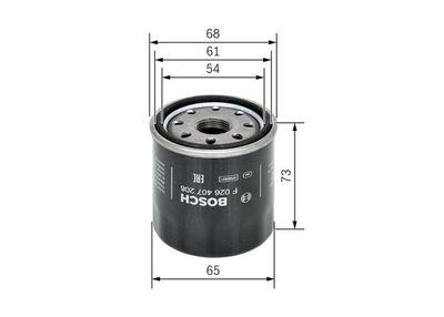 Oljefilter BOSCH F 026 407 208