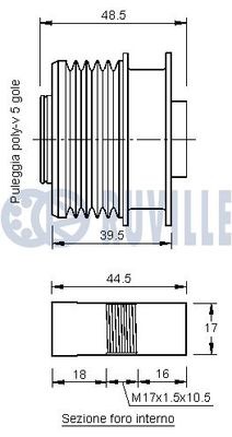 SISTEM ROATA LIBERA GENERATOR RUVILLE 541343 1