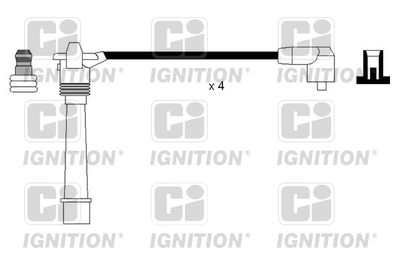 Комплект проводов зажигания QUINTON HAZELL XC1179 для LANCIA Y