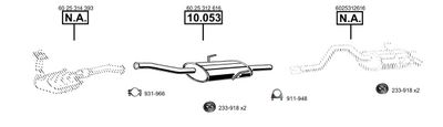 Изпускателна система ASMET RE100910