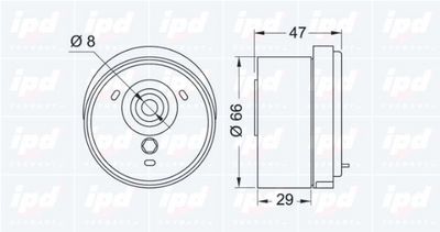ROLA INTINZATOR CUREA DISTRIBUTIE IPD 153232 1