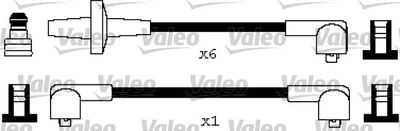 Комплект проводов зажигания VALEO 346284 для PEUGEOT 604