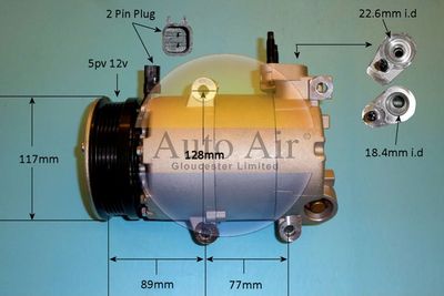 Compressor, air conditioning Auto Air Gloucester 14-7955P