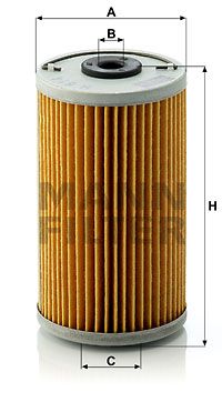 Масляный фильтр MANN-FILTER H 614 x для MERCEDES-BENZ 123