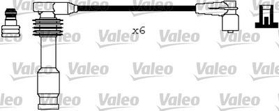 Комплект проводов зажигания VALEO 346280 для OPEL CALIBRA