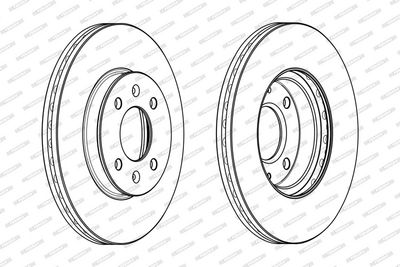 DISC FRANA FERODO DDF2089C