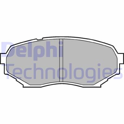 Комплект тормозных колодок, дисковый тормоз DELPHI LP934 для MAZDA MX-5