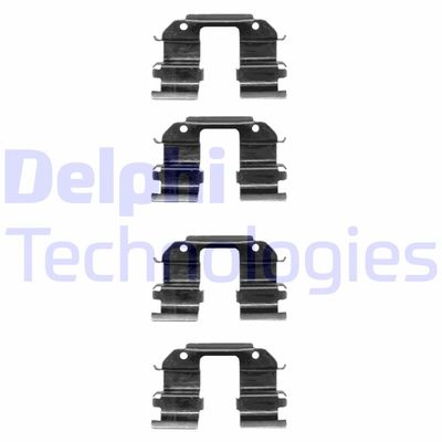 DELPHI LX0372 Скобы тормозных колодок  для CHEVROLET MATIZ (Шевроле Матиз)