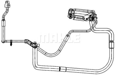 Varibelttrycksledning, klimatanläggning MAHLE AP 110 000P