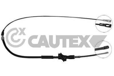 Тросик, cтояночный тормоз CAUTEX 765972 для AUDI 90