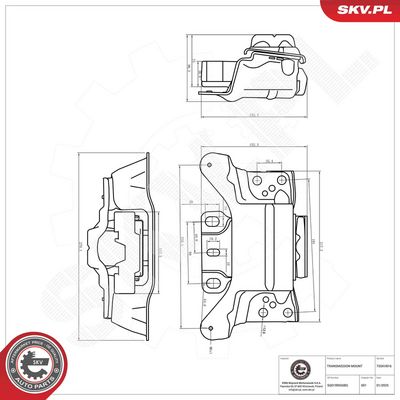 SUPORT TRANSMISIE MANUALA