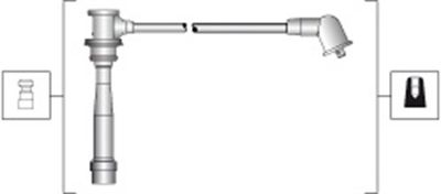 Комплект проводов зажигания MAGNETI MARELLI 941318111288 для HYUNDAI SANTA FE