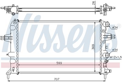 RADIATOR RACIRE MOTOR NISSENS 63095A 4