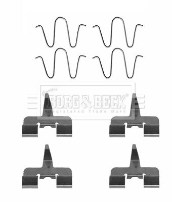 BORG & BECK BBK1206 Скоба тормозного суппорта  для MAZDA 323 F V (BA) 1.5 16V