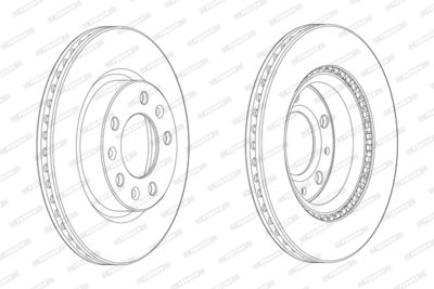 DISC FRANA FERODO DDF2413C 1