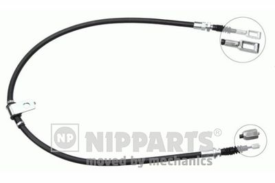 Тросик, cтояночный тормоз NIPPARTS J18956 для NISSAN CABSTAR