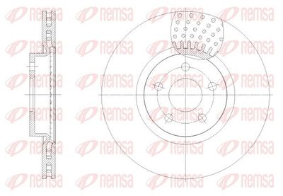 Brzdový kotouč REMSA 62549.10