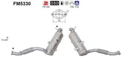 FILTRU FUNINGINE/PARTICULE SIST.DE ESAPAMENT