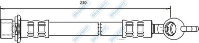 APEC Brake Hose BHO4178