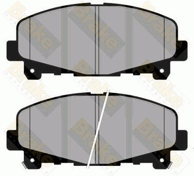 Комплект тормозных колодок, дисковый тормоз Brake ENGINEERING PA1826 для ACURA TLX