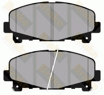 Комплект тормозных колодок, дисковый тормоз Brake ENGINEERING PA1826 для ACURA TLX