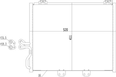 кондензатор, климатизация HART 612 222