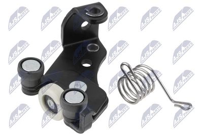 Ritinėlio kreiptuvas, atstumiamos durys