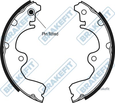 APEC Brake Shoe Set BSH1095