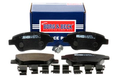комплект спирачно феродо, дискови спирачки BORG & BECK BBP1997