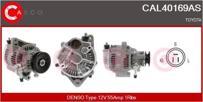 Генератор CASCO CAL40169AS для TOYOTA LITEACE