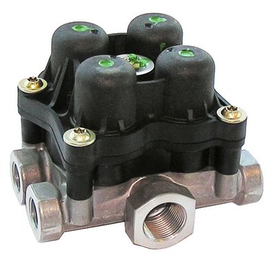 Multi-systeem ventiel, vier-circuit (4-circuit) past: VOLVO FH, FH II, FH12, FH16, FH16 II, FM, FM II, FM12, FM9, FMX 08.93-