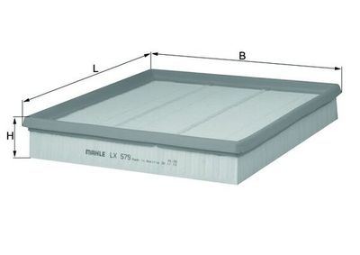 Luchtfilter - LX579 - MAHLE