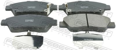 Комплект тормозных колодок, дисковый тормоз FEBEST 0301-GEF для HONDA INSIGHT