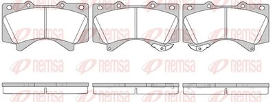 Brake Pad Set, disc brake 1271.02