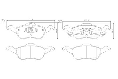SET PLACUTE FRANA FRANA DISC BOGAP F8210645 1