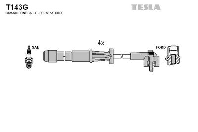 Sada zapaľovacích káblov TESLA T143G