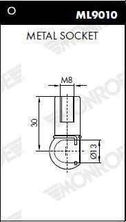 GASFEDER KOFFER-/LADERAUM MONROE ML5585 5